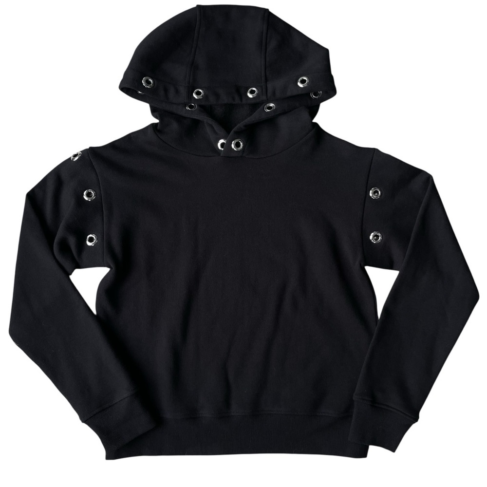 Generation Love Grommet Hoodie Sweatshirt Size XXS Black